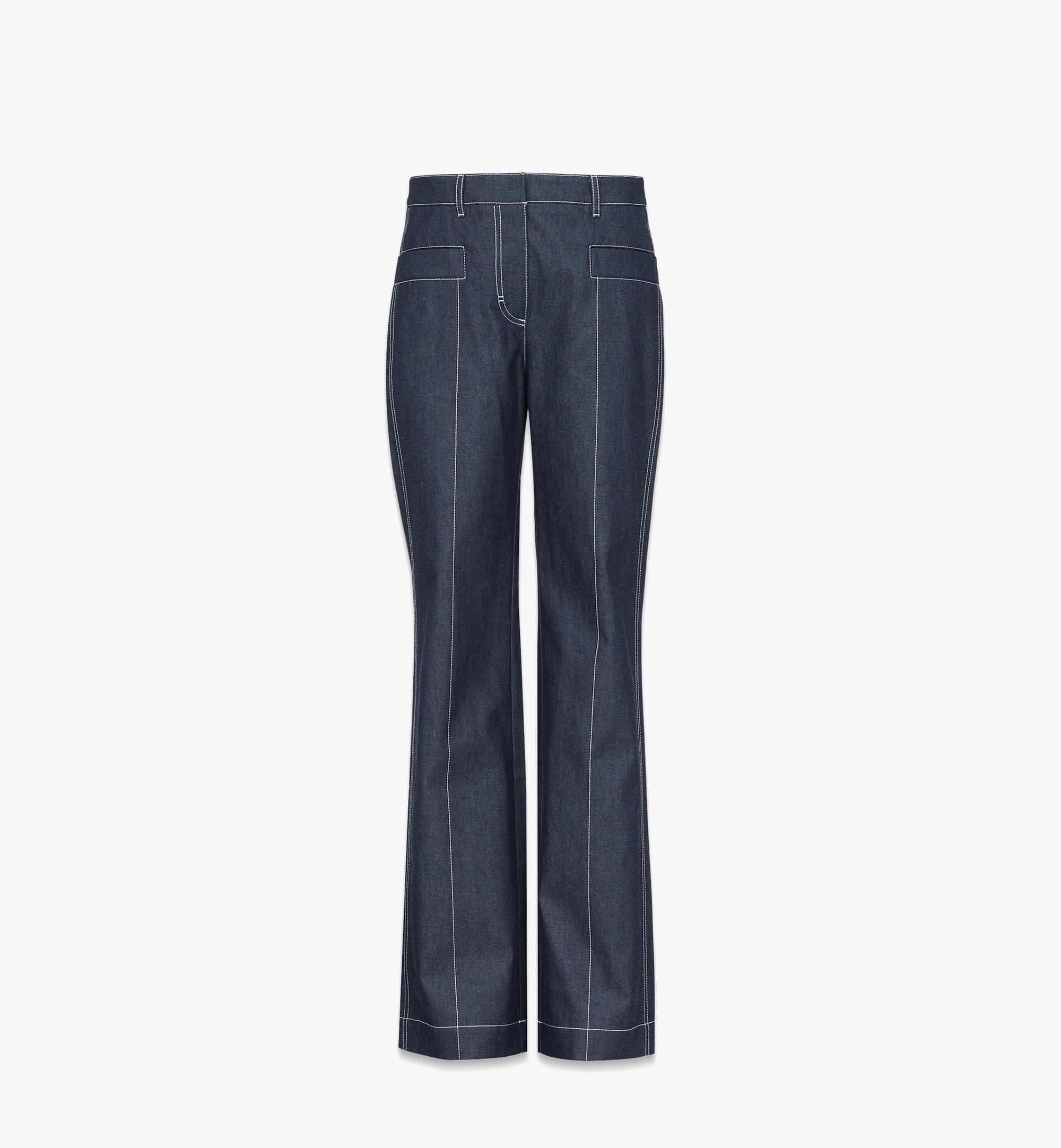 Flared Denim Pants 1